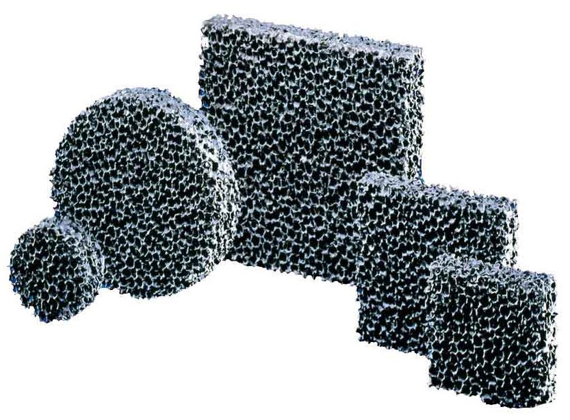 STELEX PrO carbon-bonded ceramic foam filter for steel casting, designed to reduce turbulence and remove inclusions, enhancing casting quality and productivity.